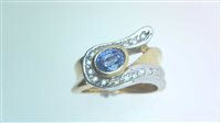 Anello Sommer Gioielli Donna in Oro Zaffiro 0.77 Ct ZAF CT 0.77 DIA CT 0.10 G/VS - ZAF CT 0.77 DIA CT 0.10 G/VS